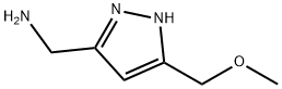 1H-Pyrazole-3-MethanaMine, 5-(MethoxyMethyl)- Structure