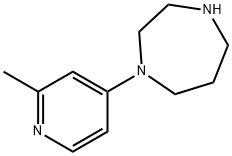 1-(2-METHYLPYRIDIN-4-YL)-1,4-DIAZEPANE Structure