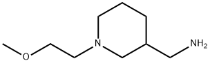 1-[1-(2-METHOXYETHYL)PIPERIDIN-3-YL]METHANAMINE Structure