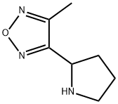 3-메틸-4-피롤리딘-2-YL-1,2,5-옥사디아졸 구조식 이미지