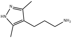 1H-피라졸-4-프로판아민,3,5-디메틸- 구조식 이미지