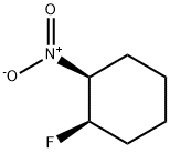 Cyclohexane, 1-fluoro-2-nitro-, cis- (9CI) Structure