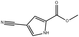 1H-Pyrrole-2-carboxylicacid,4-cyano-,methylester(9CI) Structure