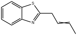 Benzothiazole, 2-(2-butenyl)- (9CI) Structure