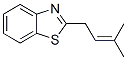벤조티아졸,2-(3-메틸-2-부테닐)-(9CI) 구조식 이미지