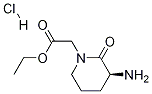 Ethyl 2-((S)-3-aMino-2-oxopiperidin-1-yl)acetate HCl Structure