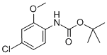 TERT-BUTYL 4-CHLORO-2-METHOXYPHENYLCARBAMATE Structure