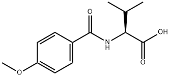 2-(4-METHOXY-BENZOYLAMINO)-3-METHYL-BUTYRIC ACID Structure