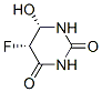 2,4(1H,3H)-Pyrimidinedione,5-fluorodihydro-6-hydroxy-,cis-(9CI) Structure