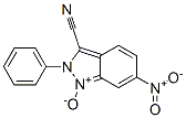 6-Nitro-2-phenyl-2H-indazole-3-carbonitrile 1-oxide Structure