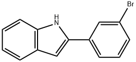 1H-INDOLE, 2-(3-BROMOPHENYL)- Structure