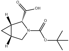 N-Boc-cis-3,4-메틸렌D-프롤린 구조식 이미지
