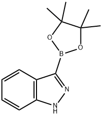 3-(4,4,5,5-TETRAMETHYL-[1,3,2]DIOXABOROLAN-2-YL)-1H-INDAZOLE Structure