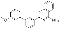 1-IsoquinolinaMine, 3,4-dihydro-3-(3'-Methoxy[1,1'-biphenyl]-3-yl)- Structure