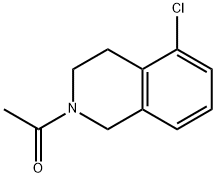 1-(5-CHLORO-3,4-DIHYDROISOQUINOLIN-2(1H)-YL)ETHANONE Structure