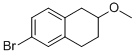 6-BROMO-2-METHOXY-1,2,3,4-TETRAHYDRONAPHTHALENE Structure