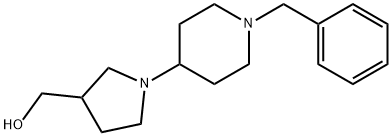 (1-(1-벤질피페리딘-4-일)피롤리딘-3-일)메탄올 구조식 이미지