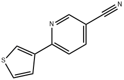 6-(Thiophen-3-yl)nicotinonitrile Structure