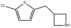 3-[(5-Chloro-2-thienyl)Methyl]azetidine Structure