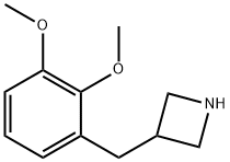 3-[(2,3-DiMethoxyphenyl)Methyl]azetidine Structure