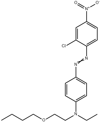 N-(2-butoxyethyl)-4-[(2-chloro-4-nitrophenyl)azo]-N-ethylaniline Structure