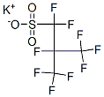 potassium 1,1,2,3,3,3-hexafluoro-2-(trifluoromethyl)propanesulphonate  Structure