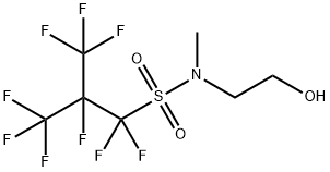 1,1,2,3,3,3-hexafluoro-N-(2-hydroxyethyl)-N-methyl-2-(trifluoromethyl)propane-1-sulphonamide Structure