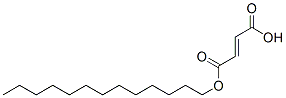 tridecyl hydrogen 2-butenedioate Structure