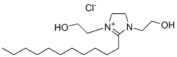 4,5-dihydro-1,3-bis(2-hydroxyethyl)-2-undecyl-1H-imidazolium chloride Structure