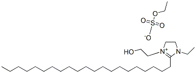 1-ethyl-2-henicosyl-4,5-dihydro-3-(2-hydroxyethyl)-1H-imidazolium ethyl sulphate 구조식 이미지