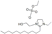 1-ethyl-4,5-dihydro-3-(2-hydroxyethyl)-2-undecyl-1H-imidazolium ethyl sulphate Structure