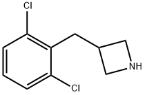 3-[(2,6-디클로로페닐)메틸]아제티딘 구조식 이미지