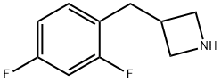 3-[(2,4-Difluorophenyl)Methyl]azetidine Structure