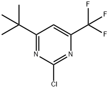 4-tert-butyl-2-chloro-6-
(trifluoroMethyl)pyriMidine Structure