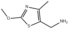 5-Thiazolemethanamine,  2-methoxy-4-methyl- Structure