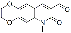 1,4-Dioxino[2,3-g]quinoline-8-carboxaldehyde,  2,3,6,7-tetrahydro-6-methyl-7-oxo- 구조식 이미지