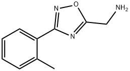 1-[3-(2-methylphenyl)-1,2,4-oxadiazol-5-yl]methanamine(SALTDATA: 1HCl 0.5H2O) Structure