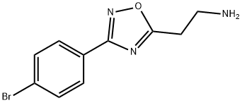 {2-[3-(4-Bromophenyl)-1,2,4-oxadiazol-5-yl]ethyl}aminehydrochloride Structure