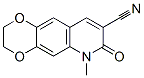 1,4-Dioxino[2,3-g]quinoline-8-carbonitrile,  2,3,6,7-tetrahydro-6-methyl-7-oxo- Structure