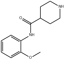 N-(2-METHOXYPHENYL)-4-PIPERIDINECARBOXAMIDE HYDROCHLORIDE Structure