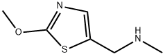 5-Thiazolemethanamine,  2-methoxy-N-methyl- Structure