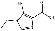 1H-이미다졸-4-카르복실산,5-아미노-1-에틸- 구조식 이미지