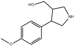 (3S,4R)-4-(3-METHOXYPHENYL)PYRROLIDINE-3-CARBOXYLIC ACID 구조식 이미지