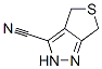 4H-Thieno[3,4-c]pyrazole-3-carbonitrile,  2,6-dihydro- Structure