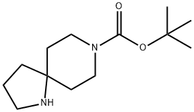 1,8-Diazaspiro[4.5]decane-8-carboxylic acid, 1,1-dimethylethyl ester Structure