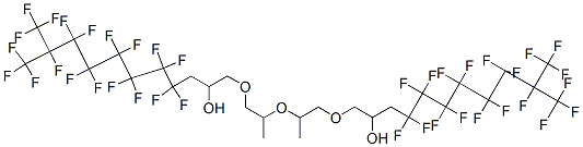 1,1'-[oxybis(propyleneoxy)]bis[4,4,5,5,6,6,7,7,8,8,9,9,10,11,11,11-hexadecafluoro-10-(trifluoromethyl)undecan-2-ol] Structure