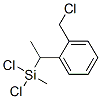 dichloro[1-[(chloromethyl)phenyl]ethyl]methylsilane Structure