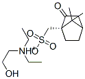 diethyl(2-hydroxyethyl)ammonium (1S)-2-oxobornane-10-sulphonate Structure