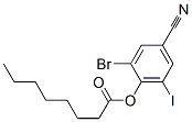 2-bromo-4-cyano-6-iodophenyl octanoate  Structure