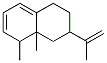 1,5,6,7,8,8a-헥사하이드로-1,8a-디메틸-7-(1-메틸비닐)나프탈렌 구조식 이미지